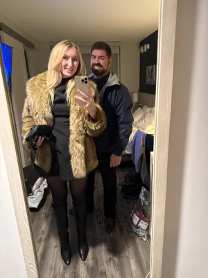 Abercrombie Faux Fur Coat thumbnail 2