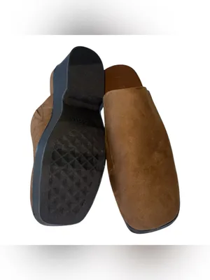 NEW Aerosoles Slip-On Clogs - Chata In Color: Tobacco Suede 9.5 thumbnail 5