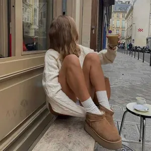 UGG Classic Ultra Mini Platform Boot in Chestnut Size US 9 thumbnail 2
