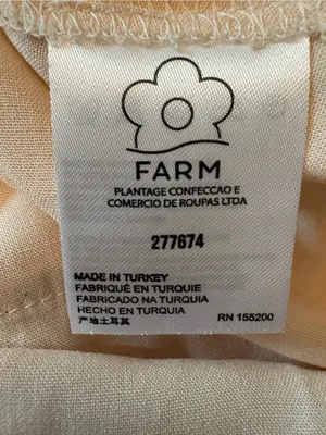 Farm Rio X Anthropologie Tiered Midi Skirt Women Small Cream Tropical Floral NWT thumbnail 12
