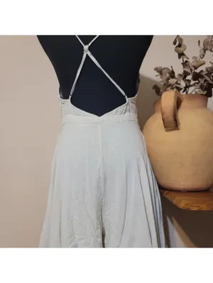 Kimchi Blue Ethereal White Romper Coquette Cottage Y2k Sz 6 thumbnail 5
