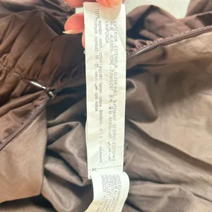 🔥5/$25 sale🔥 Zara Brown Long Sleeve Puff Sleeve ruched Body con Dress Size S thumbnail 12