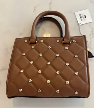 Kayla Ava Studded Purse Brown thumbnail 1