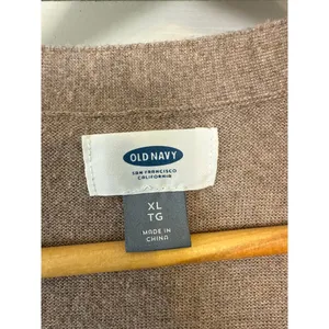 Old Navy Brown Lightweight Sweater Cardigan‎ Sz XL thumbnail 2