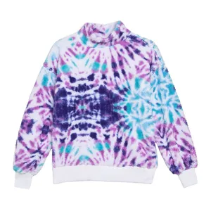 N WT Nordstrom Warm & Coze Tie-Dye Fleece Pullover thumbnail 2