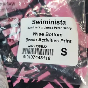 Swiminista x James Peter Henry 40B‎ Wise Bottom Beach Activities Print NWT Small thumbnail 4