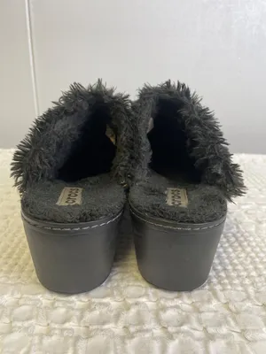 Crocs Womens Black Suede Shoes Slide on Clogs Size 9 SKU 2483 thumbnail 5