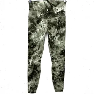 Lululemon Align Pants 28" Diamond Dye Light Sage Army Green Dark Olive Size 6 thumbnail 4