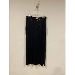 Meshki Christie Diamante Rope Skirt Womens Large Black Satin Maxi Formal Party thumbnail 2
