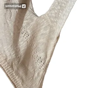 Moon & Maddison Cream Knit Lace Trim Tunic Top thumbnail 10