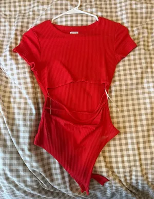 Red Princess Polly Bodysuit Cut-Out thumbnail 1