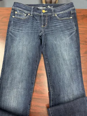 American Eagle Stretch Slim Boot Jeans Size 8 X-Long thumbnail 2