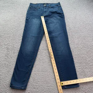 Aeropostale AERO High Rise Skinny Jeans Womens 10 Blue Stretch Denim Slim Fit thumbnail 4