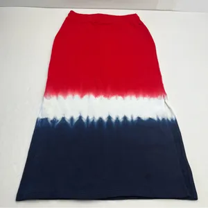 Lauren Ralph Lauren Red White‎ Blue Stretch Womens XS Skirt Side Slit NEW *FLAW thumbnail 14