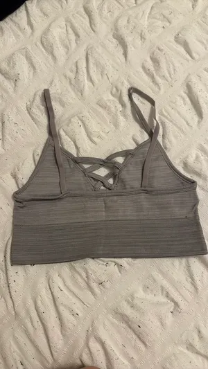 Comfy Sports Bra Gray thumbnail 2