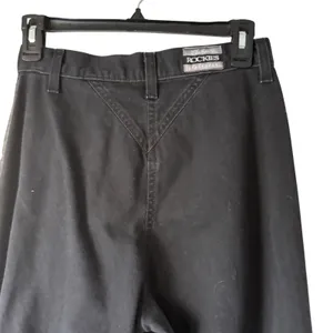 Rockies Vintage 80s Jeans Black High Waisted Denim Pants 7/8‎ Tall Western Rodeo thumbnail 2