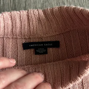 American Eagle Light Pink Sweater Size S thumbnail 2