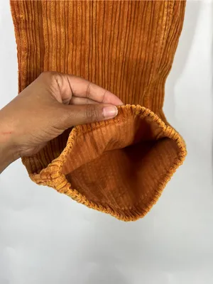 BDG High Rise Baggy Corduroy Pants Orange Size 26 thumbnail 7