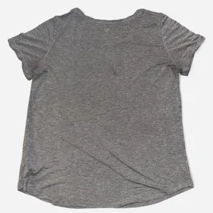 Heather Gray Gap short sleeve baby tee, size women’s large thumbnail 6