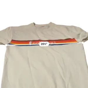 Cotopaxi Retro Stripe‎ Logo Crewneck Sweatshirt Medium Blue Organic Cotton thumbnail 6