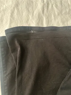 Levi's Black Wide Leg Flare Jeans thumbnail 3