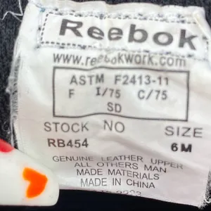 Reebok‎ RB454 Anomar Safety Work Shoes Sneakers Black Pink 6 thumbnail 11