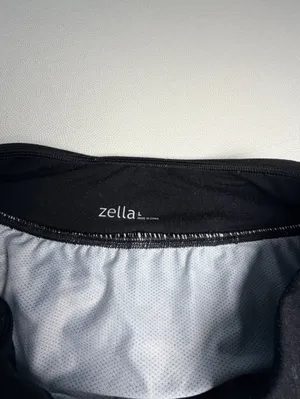 Zella Women’s Running Shorts Size L Black Perforated Lined Athletic Drawstring thumbnail 3