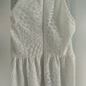 White Eyelet Lily Pulitzer Dress with pockets thumbnail 9