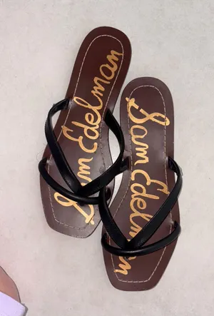Sam Edelman Sandals Leather Black thumbnail 1