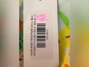 Karlie Multicolor Floral Halter Dress with Green and Pink Accents NWT thumbnail 9