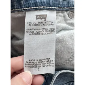 Levi's Jeans Shorts Juniors Size‎ 9 Distressed Cuffed Cotton Blue Denim thumbnail 13