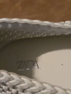 Zara White Woven Mary Jane Flats for women thumbnail 13