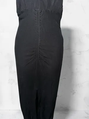 IRO- Rubini Halter Ruched Maxi Dress in Black Size XS thumbnail 8