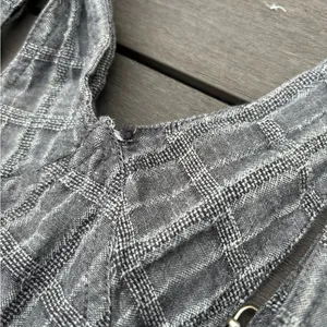 RVCA Grey Striped Overall Shorts thumbnail 8
