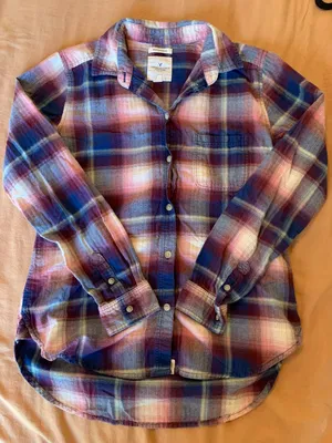 Boyfriend Fit Flannel thumbnail 1