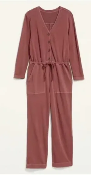 Rose Terry Cloth Jumpsuit thumbnail 1