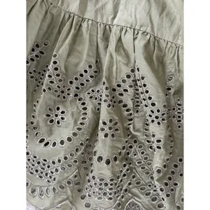 NWT Rails Darlene Eyelet Dress XL Cottage Western Ruffle Cotton Embroidered $278 thumbnail 8