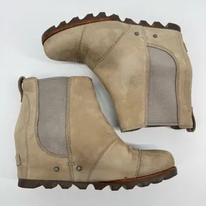 Sorel NL2805 Lea Wedge Chelsea Leather Waterproof Boots Size‎ 8 thumbnail 11