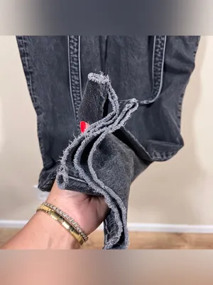 Abercrombie & Fitch high-rise paperbag waist jeans Mom jeans size 8 Regular EUC thumbnail 4