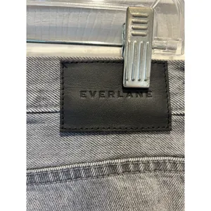 Everlane The 90s Cheeky Jean Organic Cotton Grey Washed‎ Crop Size 27 High Rise thumbnail 6