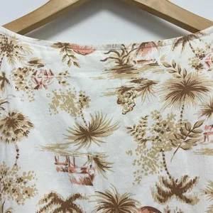 Abercrombie & Fitch Women’s Crop Top Blouse Palm Beach Koket Cottagecore Size S thumbnail 6
