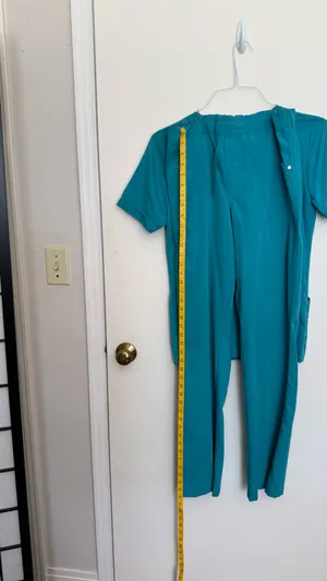 Urban teal medical scrub for women size extra small thumbnail 3