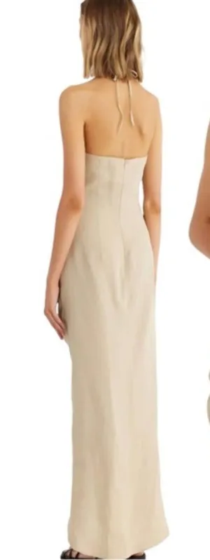 Rumer Estelle‎ Halter Maxi Dress Size M thumbnail 1