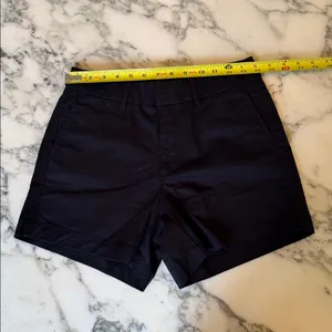 NWOT Quince Black Organic Cotton Stretch Chino Shorts sz 2 Women's 4" Inseam thumbnail 6