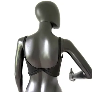 Gym Top Bustier Tank Top Blouse Cover Up Tee Straps Sport Tee Slim Fit Crop Top thumbnail 3
