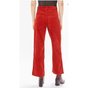 BDG Urban Outfitters Women's Corduroy Jeans Slim Straight Leg High Rise Red 29 thumbnail 12