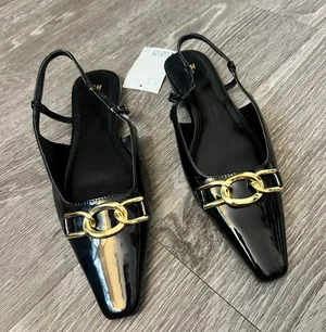 H&M Flat Pointed Toe Mules thumbnail 1