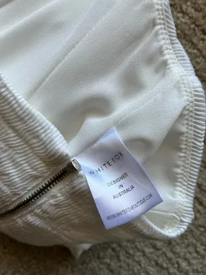 White Fox Boutique White Corset Crop Top XS thumbnail 4