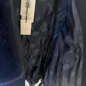 TED BAKER Loleta Faux Fur Collar Belted Coat thumbnail 5