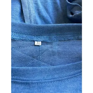 Womens NWOT Blue SHort sleeve‎ Shirt cuffed SEAMS OUT Brand-Anrabess #380 thumbnail 4